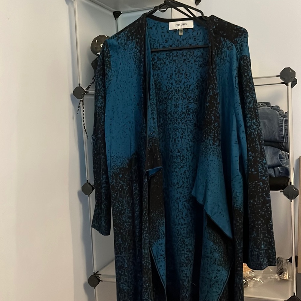 Black and Blue Cardigan